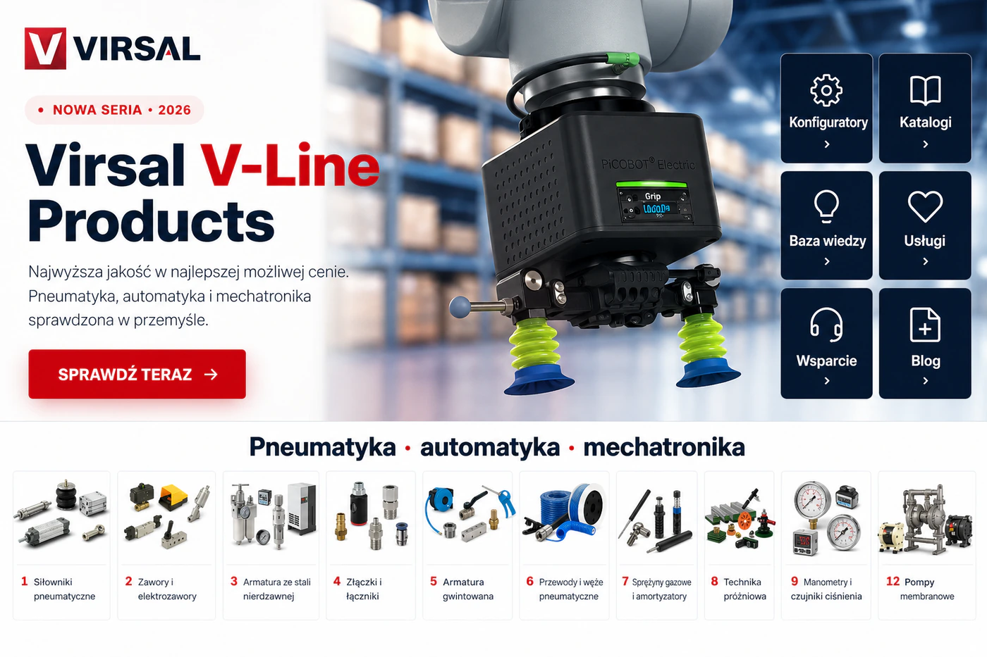 Viral V-Line Products — landing produktowy